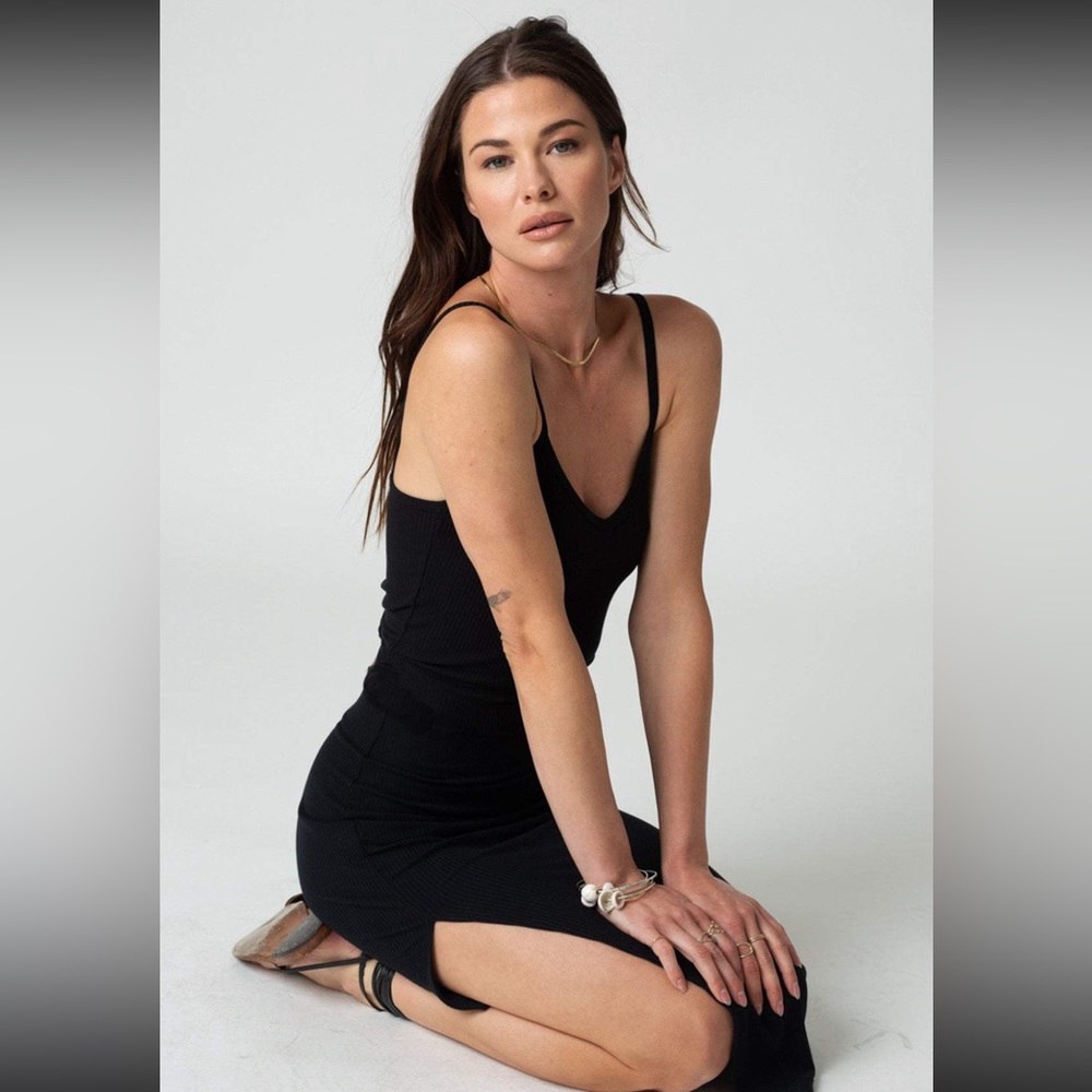 Stillwater So Simple Ribbed Bodycon Tank Dress - Picture 4 of 4